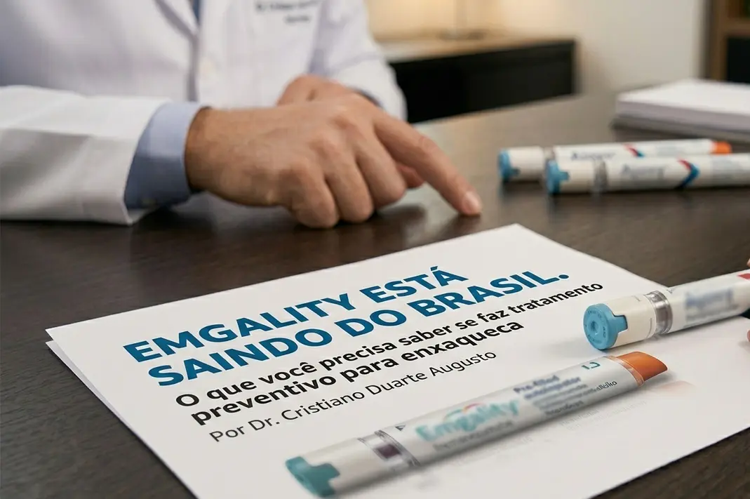 O Emgality está saindo do Brasil: o que você precisa saber se faz tratamento preventivo para enxaqueca